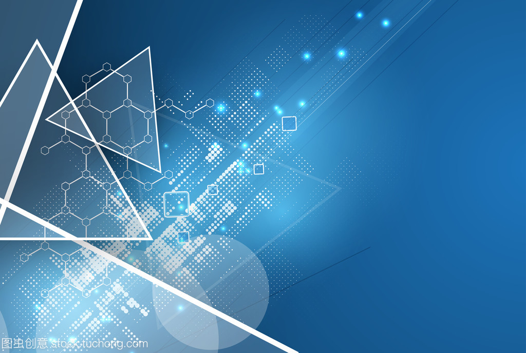 未來(lái)的技術(shù)風(fēng)格。優(yōu)雅商務(wù)科技演示文稿背景